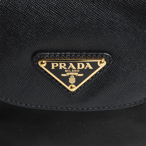 prada tessuto saffiano nero price|prada odette saffiano.